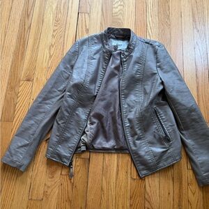 G.H. Bass & Co. Women's Brown Leather Jacket